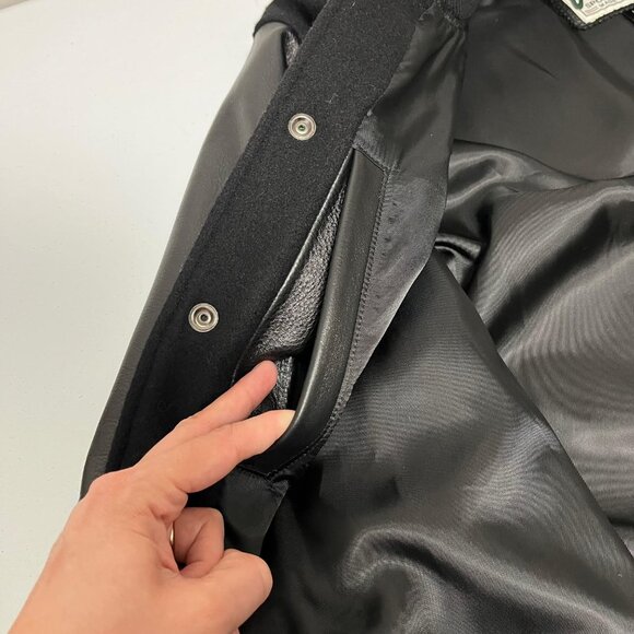 Roots Xbox Limited Edition Varsity Leather/Wool Jacket Large Unisex - Picture 12 of 16